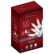 Celebrations Stay Shine Incandescent Mini Clear/Warm White 100 ct String Christmas Lights 33 ft. 44792-71